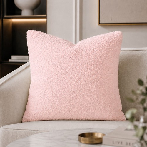 Teddy boucle cushion covers - teddy,