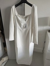 Odd Muse Women's Size Large Pearl White Dress