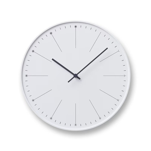 Lemnos dandelion wall clock - dandelion,