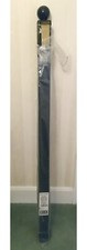 Metal gate post - Black, 1.5m ball top, powder coated
