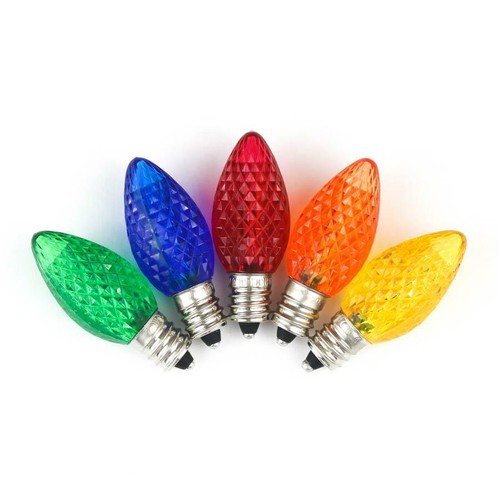 Multicolor led faceted - multicolor,