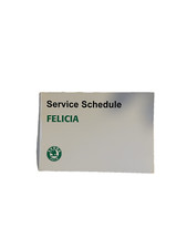 SKODA FELICIA SERVICE BOOK (1995) Used with 1 Stamp Very Collectible Rare