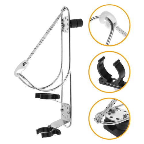 Stainless steel lifebuoy rack - stainless,