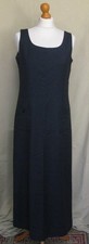 Laura Ashley navy blue wool