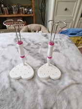 Wooden Painted Doll Stands