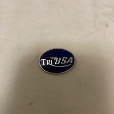 TRIBSA ENAMEL LAPEL PIN BADGE CAP BADGE - BLUE