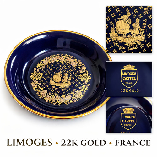 Limoges castel cobalt blue - castel,