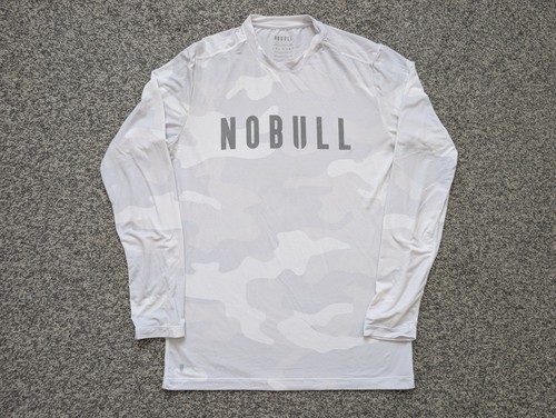 Nobull shirt mens medium white - shirt,