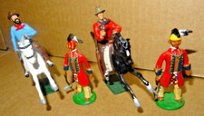 Britains 2 x Mounted Cowboys +