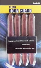 4 x CLEAR Flexible Rubber Door