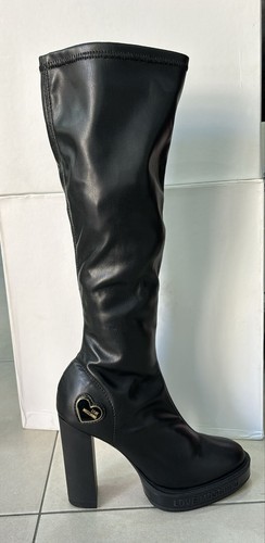 Love moschino black leather - love,