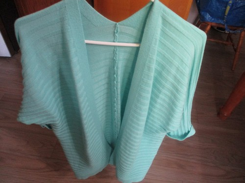 Ladies ribbed aqua open - ladies,