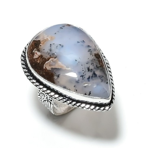 Natural dendrite opal gemstone - natural,