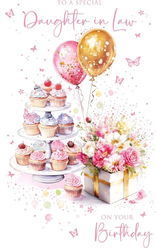 Birthday card daughter law - birthday,