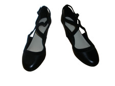 Ladies black leather suede - ladies,