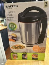 Soup Maker Salter EK1548R0F0B  Stainless Steel 1.6L Electric Soup Maker