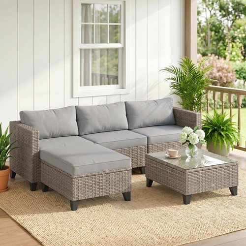 Pieces rattan garden - 5,