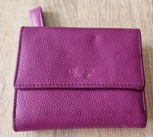 Osprey purple leather purse - osprey,