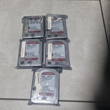  5x Western Digital WD4TB WD40EFAX 3.5" SATA NAS HDD Hard Drives
