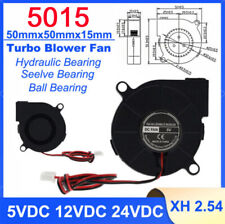 5015 50mm Radial Turbo Blower Fan Cooling Fan DC 5V 12V 24V For 3D Printer