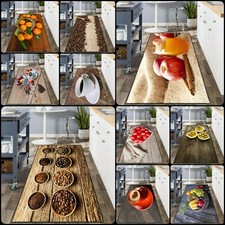 New 3D Non Slip Kitchen Hallway Runner Rugs Washable Mat Floor Carpet Door Mats*