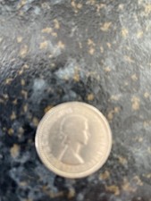 1953 shilling coin very good