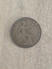 1920 George v British Penny Coin 1d