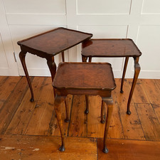 Antique Wooden Tables Nesting
