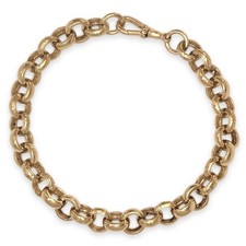 SOLID 9ct Gold Chunky Handmade