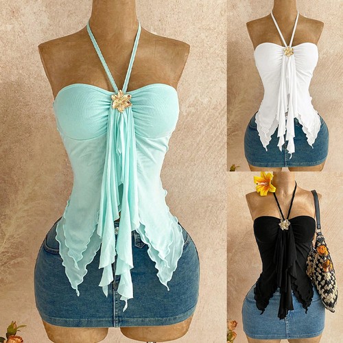 Women holiday shirts backless - shirts,