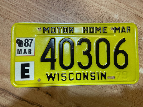 1979 wisconsin license plate - 1979,