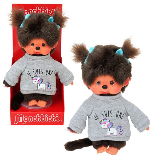 Bandai peluche monchichi fille - peluche,