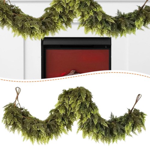 Christmas cedar garland - christmas, faux