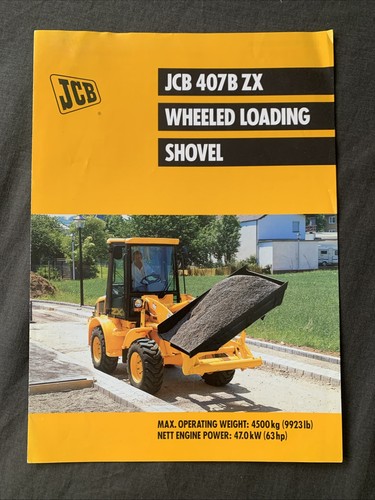 Jcb 407b wheeled loading - 407b, zx