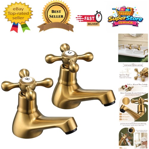 Elegant brushed gold twin - brushed,