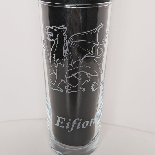 Welsh dragon engraved - dragon,