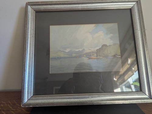 Framed windermere watercolour - windermere,