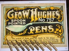 Dip Pen Nibs Box GEO W HUGHES