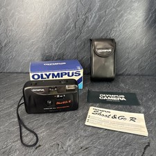 Olympus Shoot and Go R 35mm Film Point & Shoot Camera Black Tested New Old Stock
