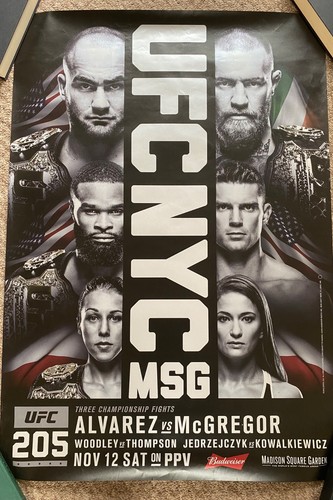 Ufc 205 nyc poster alvarez - 205,