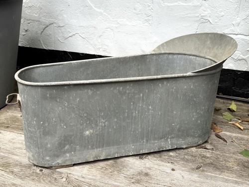 Antique french zinc - zinc, bath