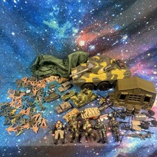 Chap Mei US Army Soldier 4" Inch Military Action Figures Bundle Tank Accessories