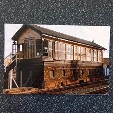 Postcard/Post A Photo Card Of Altrincham North Signal Box Manchester Photocard
