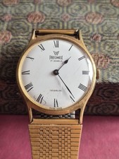 Vintage Gold Plated Precimax Watch Mens