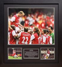 FRAMED DENNIS BERGKAMP SIGNED