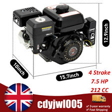 4-Stroke 212cc Electric Start Go Kart Log Splitter Gas Engine Motor Power 7.5 HP