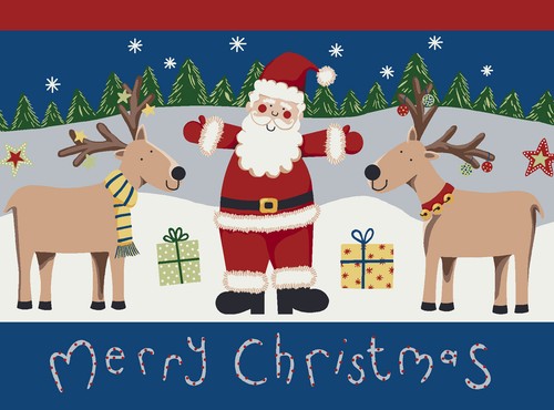 4x6 milliken santa - milliken, deer