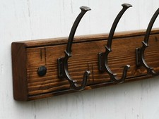 Wooden coat rack rustic - coat,