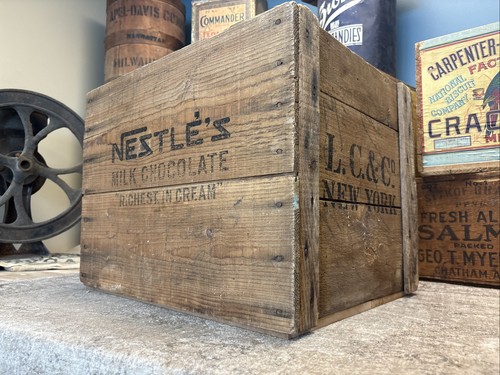 Vintage wooden crate - vintage,