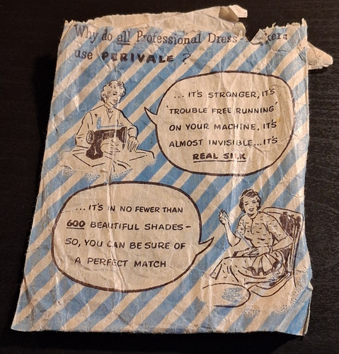 Perivale sewing silks paper - silks,